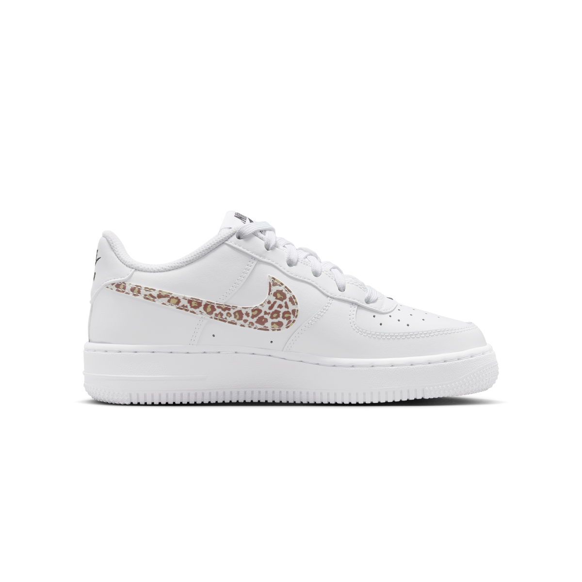 Nike Air Force 1 Low White Leopard Swoosh (GS)