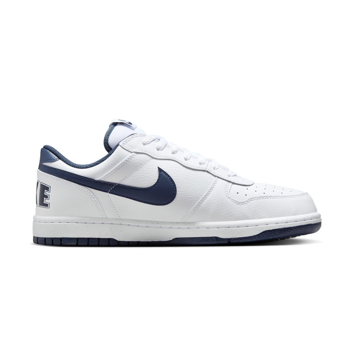 Nike Big Nike Low White Midnight Navy | 355152-140