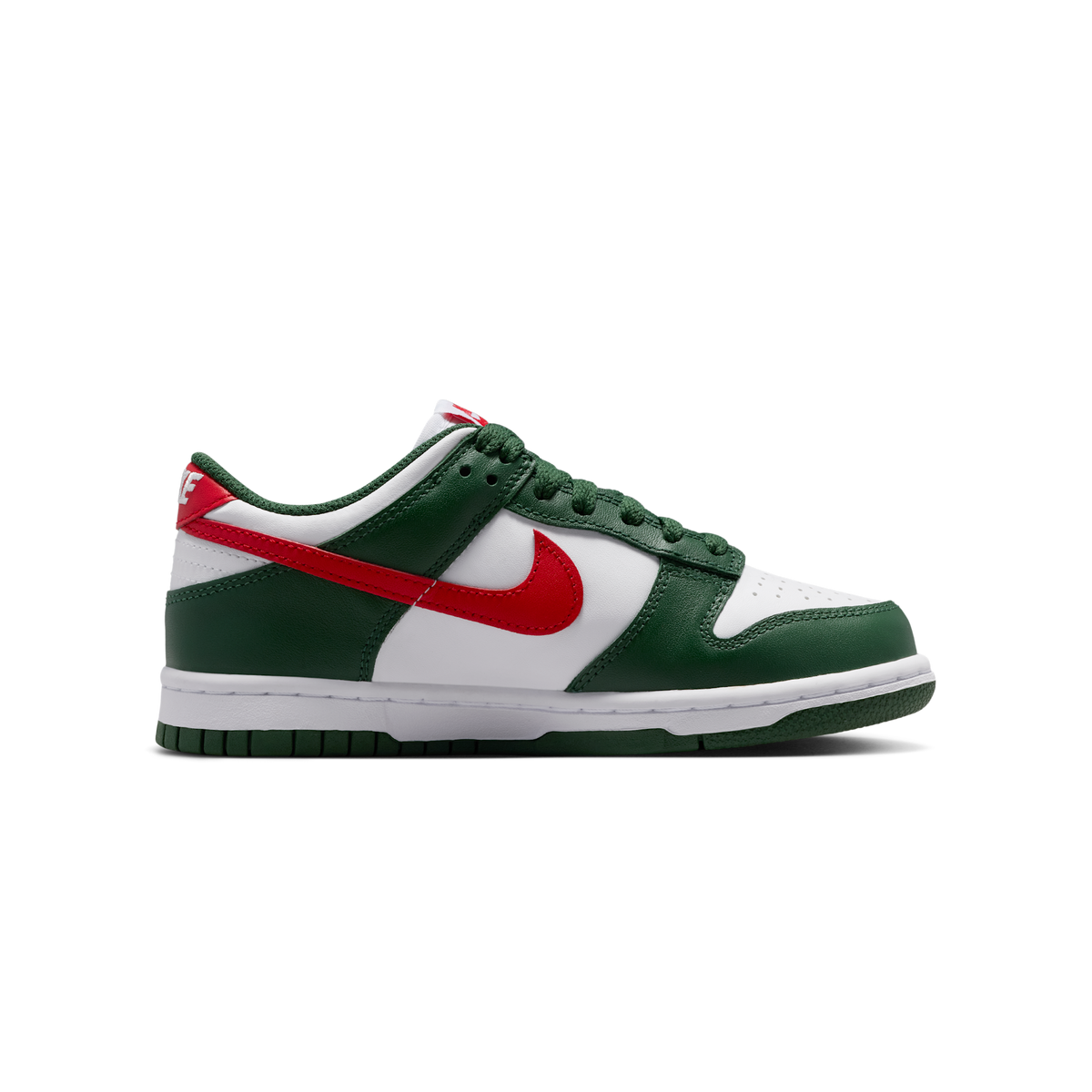 Nike Dunk Low Fir White University Red (GS) | IO7453-323