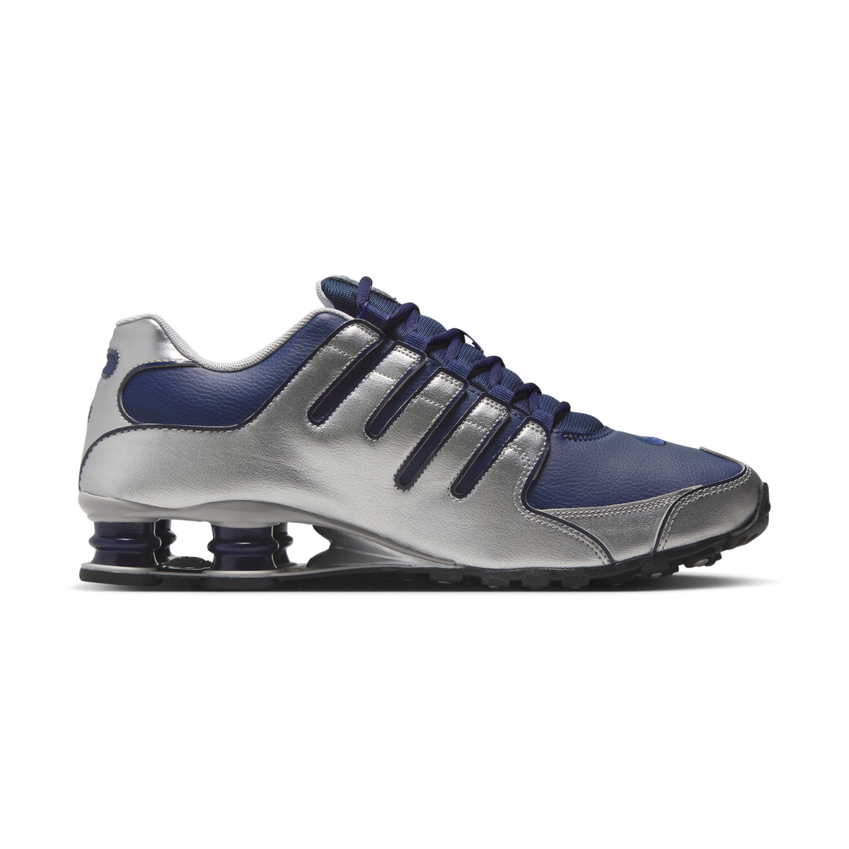 Nike Shox NZ Midnight Navy Metallic Silver | 378341-402