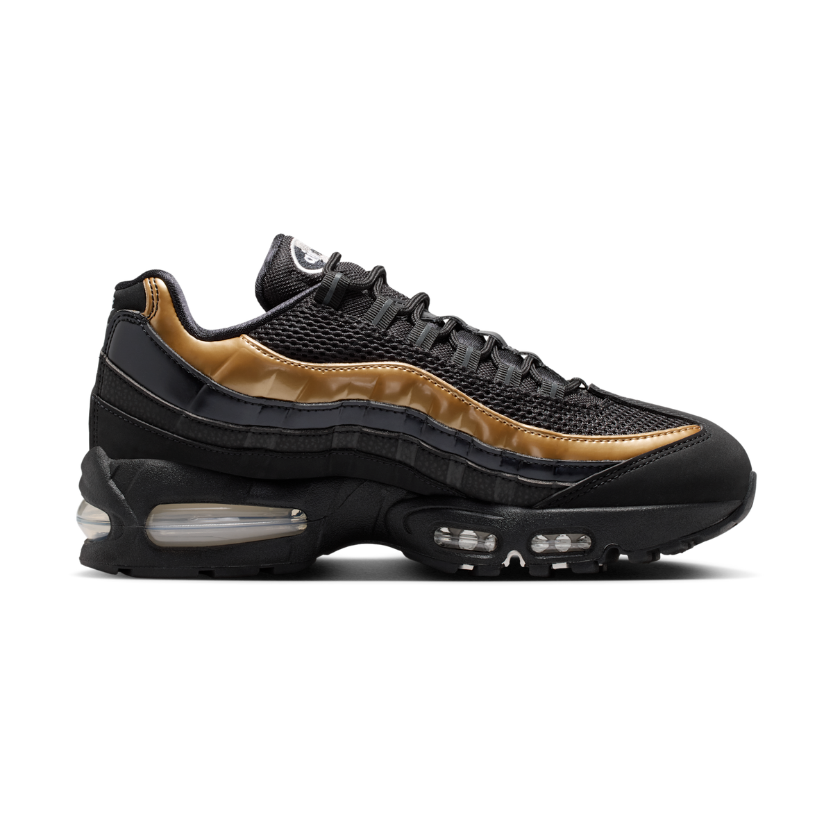 Nike Air Max 95 SE Big Bubble Black Metallic Gold (Women's)