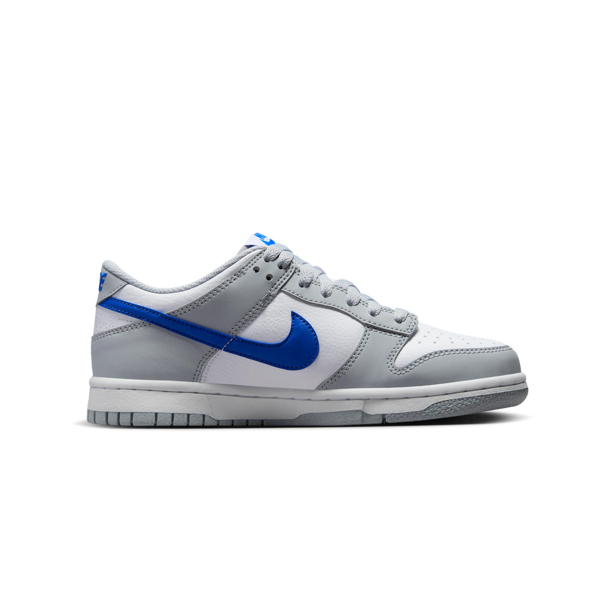 Nike Dunk Low Mini Swoosh Wolf Grey Game Royal (GS)