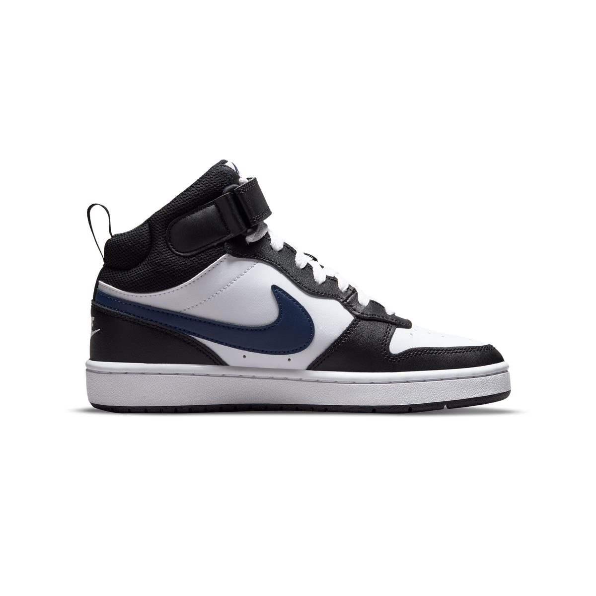 Nike Court Borough Mid 2 White Black University Red (GS) | DO5889-161