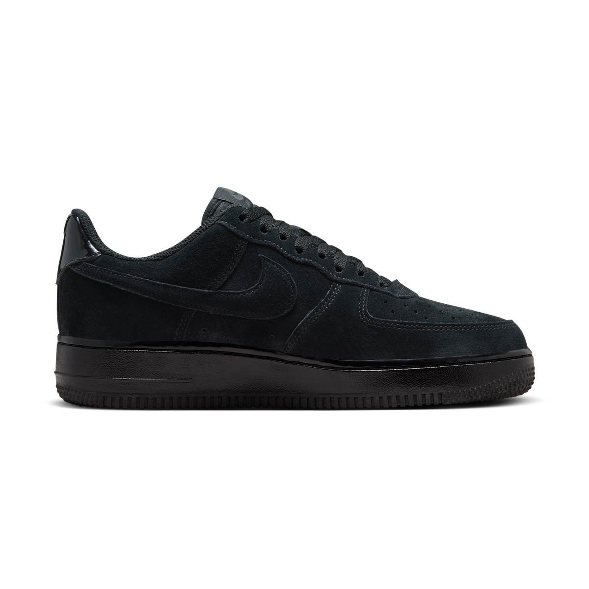 Nike Air Force 1 Low '07 Triple Black Suede (Women's)