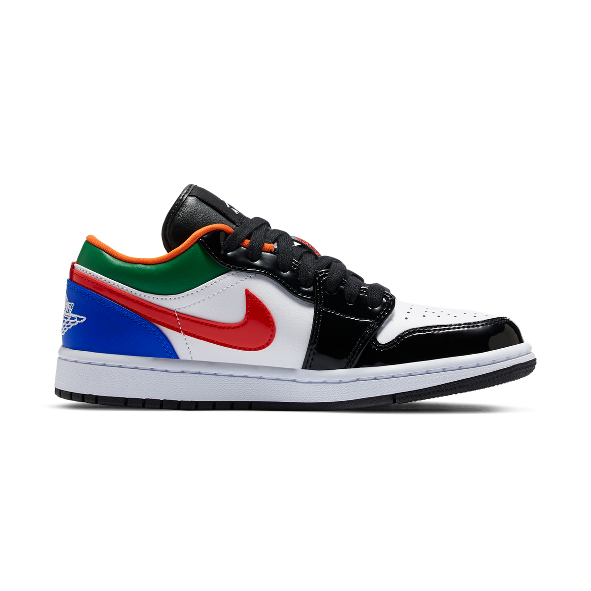 Jordan 1 Low Multi-Color Black Toe (Women's)