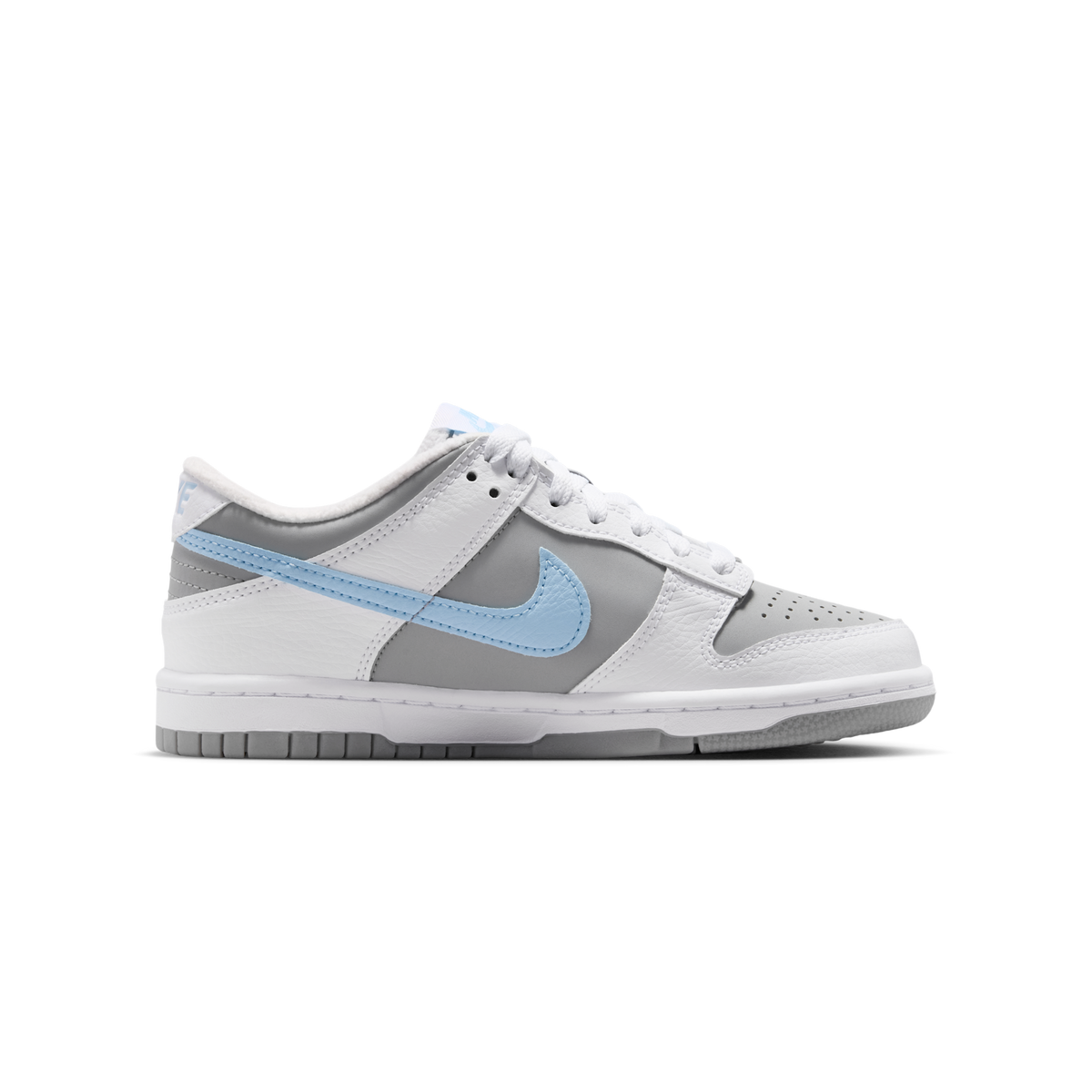 Nike Dunk Low White Light Smoke Grey Celestine Blue (GS)