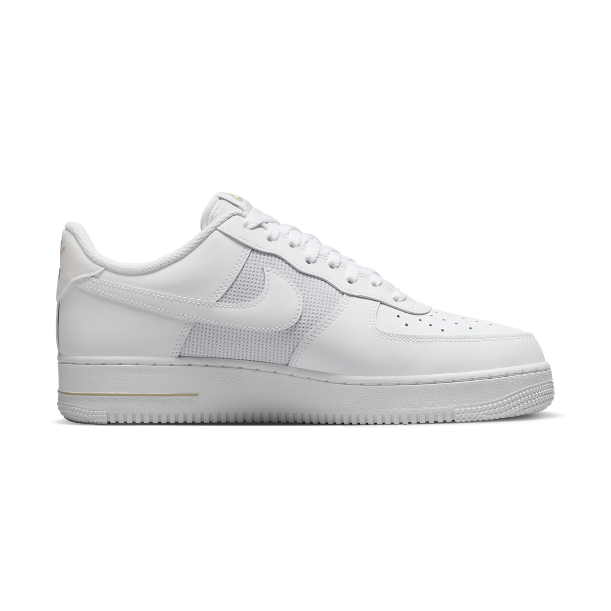 Nike Air Force 1 Low White Desert Khaki Mini Swoosh