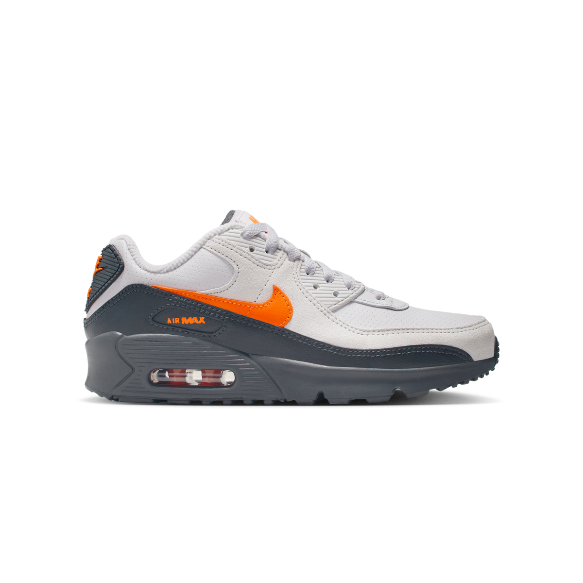 Nike Air Max 90 SE Vast Grey Safety Orange (GS)