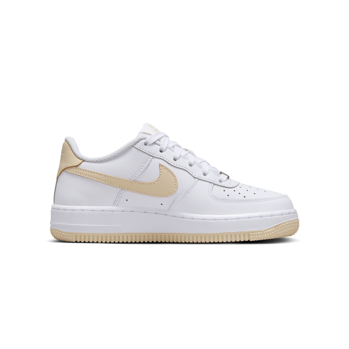 Nike Air Force 1 White Light Khaki (GS)