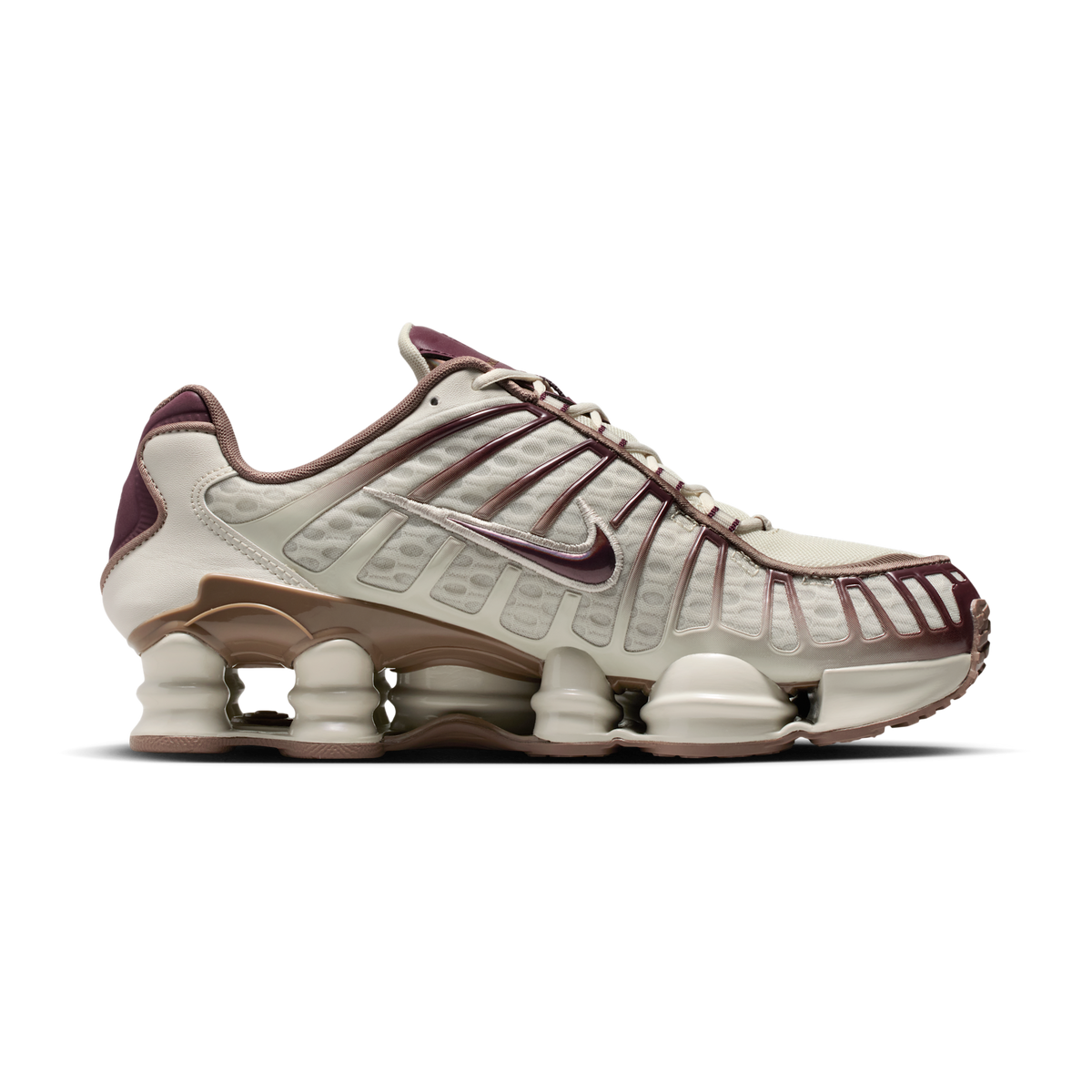 Nike Shox TL Light Bone Burgundy Crush (Women's) | IM6013-072