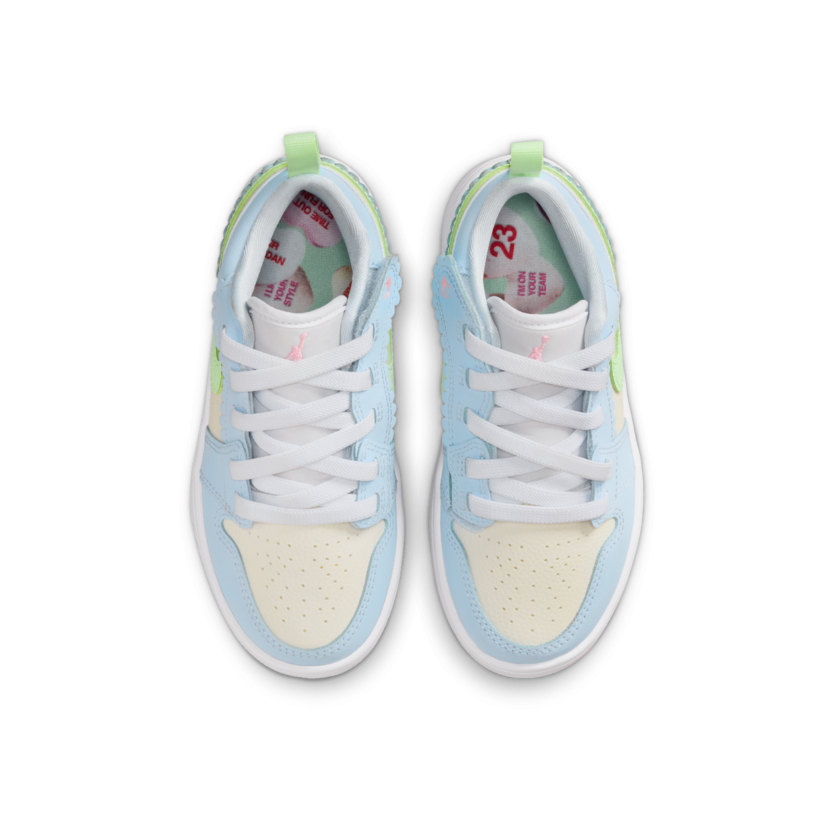 Jordan 1 Low ALT SE Half Blue Sail Vapor Green (PS)