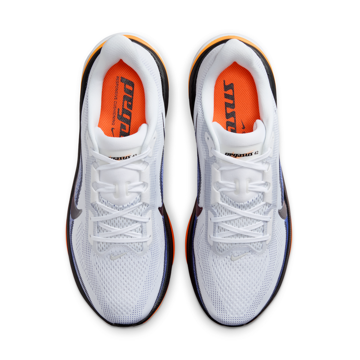 Nike Air Zoom Pegasus 42 White Lapis Total Orange | IB1873-102
