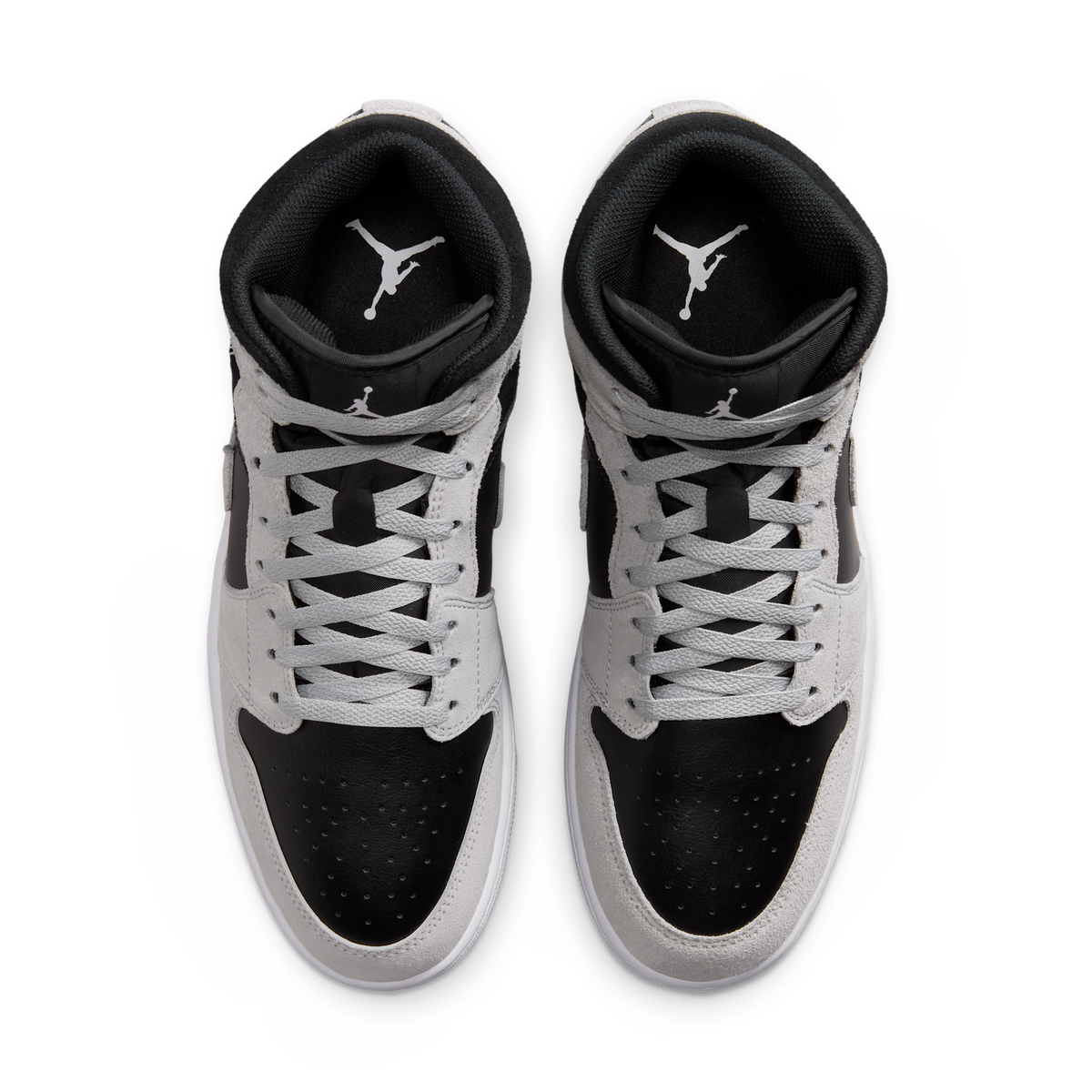 Jordan 1 Mid Light Smoke Grey Black