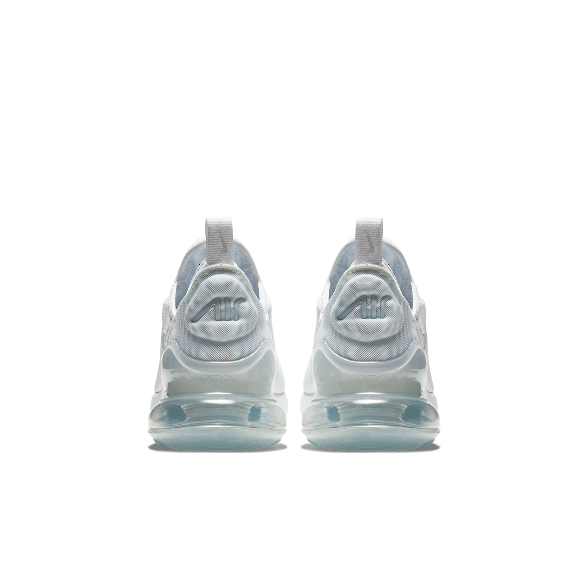 Nike Air Max 270 White Metallic Silver (GS)
