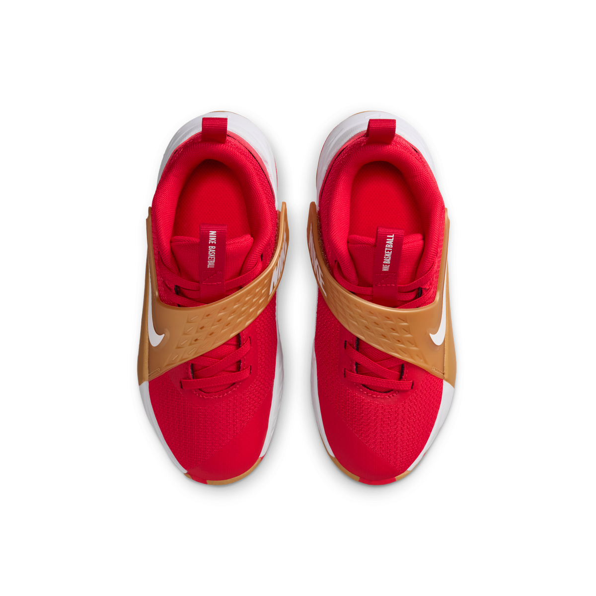 Nike Team Hustle D 12 University Red Metallic Gold (PS)