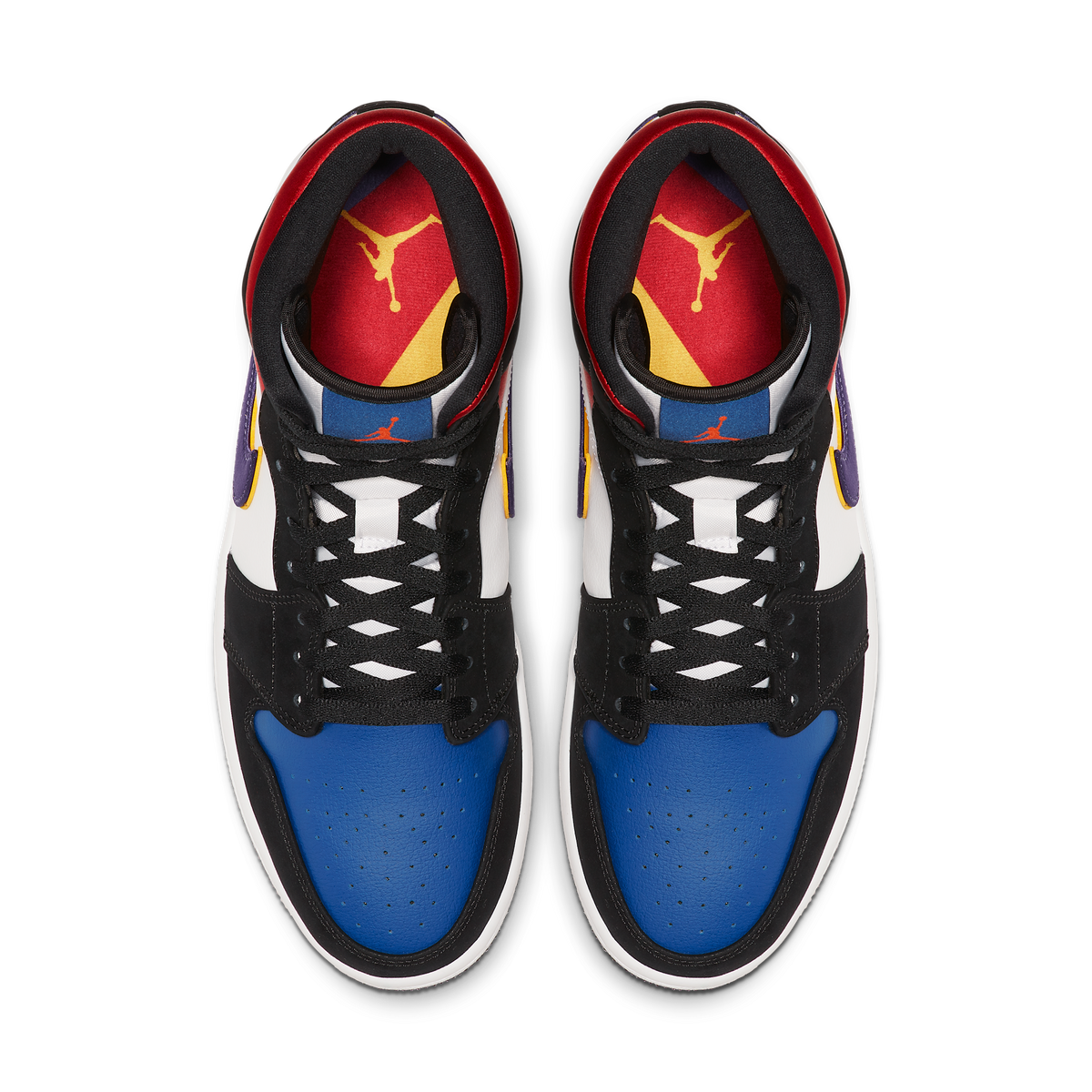 Jordan 1 Mid Lakers Top 3