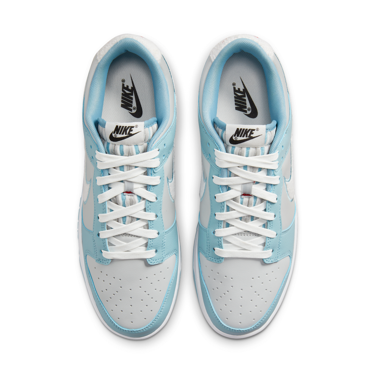 Nike Dunk Low Retro Fleece Swoosh Worn Blue
