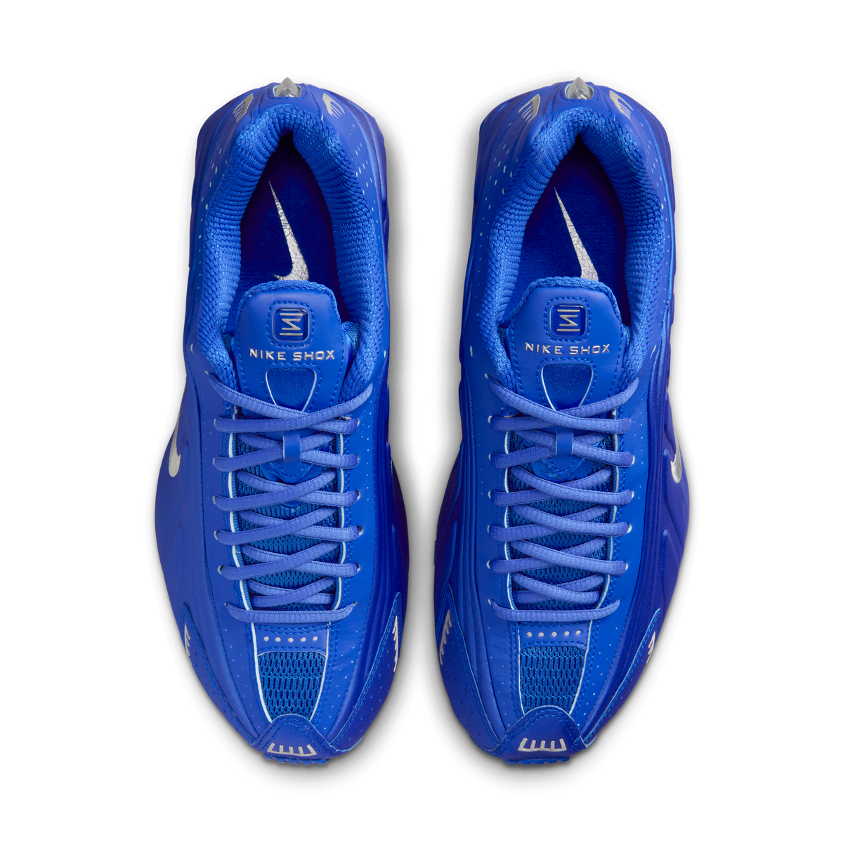 Nike Shox R4 Racer Blue Metallic Silver (Women's) | HJ7303-445