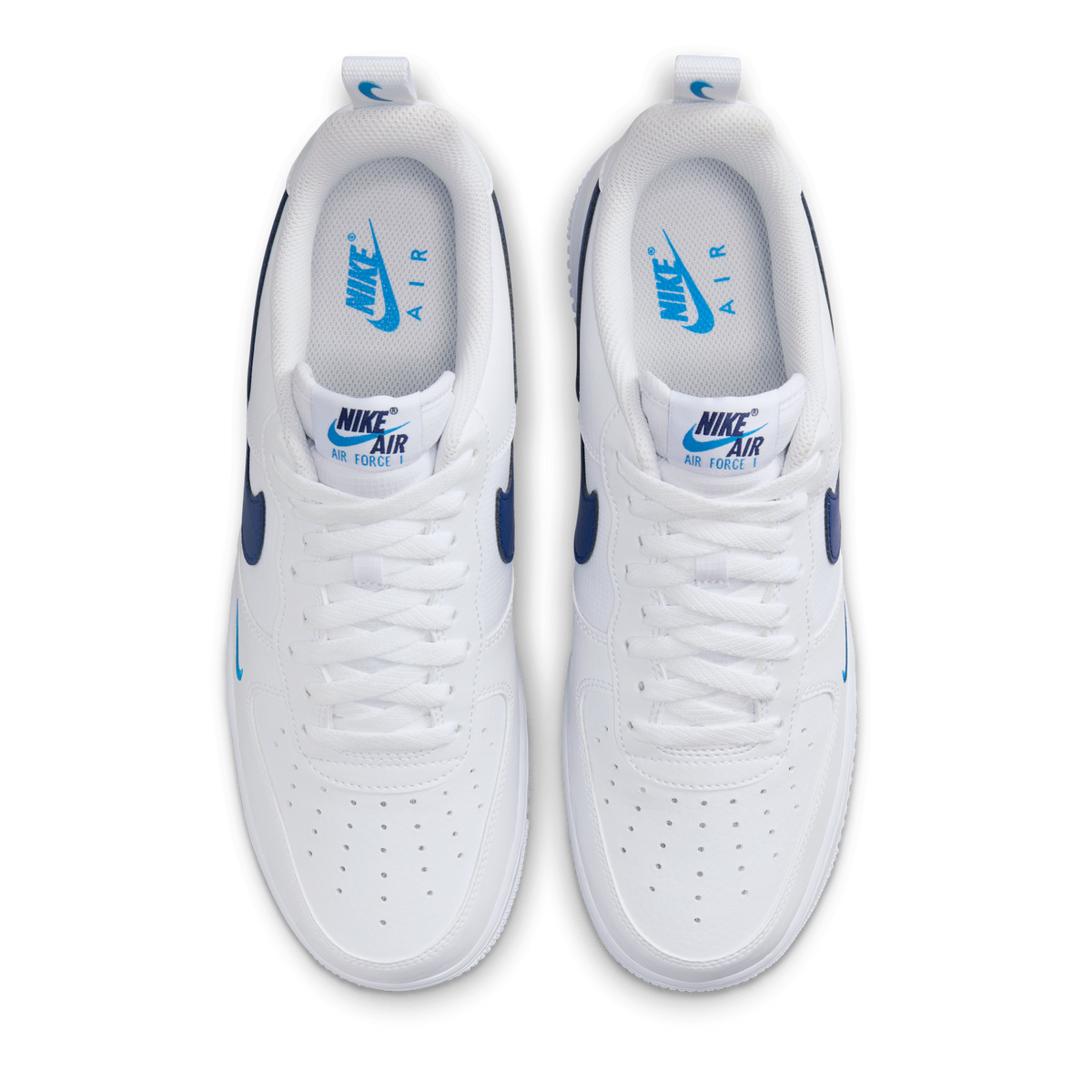 Nike Air Force 1 Low White Light Photo Blue Deep Royal Blue