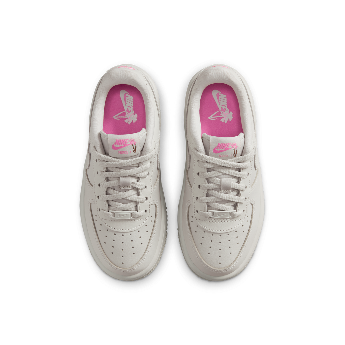 Nike Force 1 Low Light Bone Playful Pink (PS)