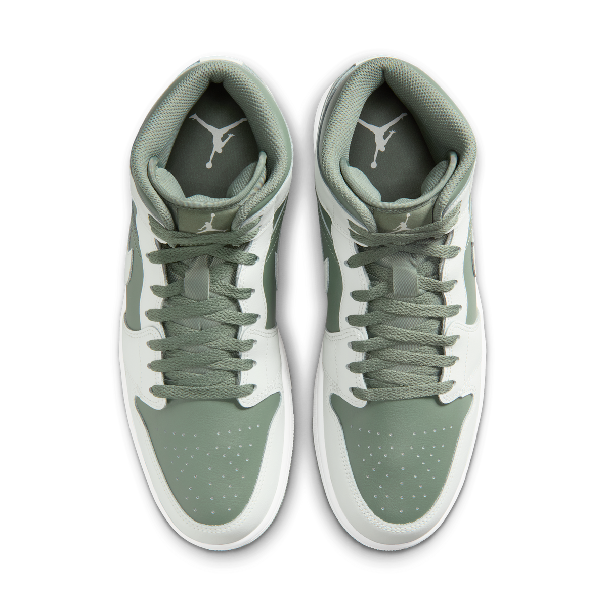 Jordan 1 Mid Summit White Vintage Lichen