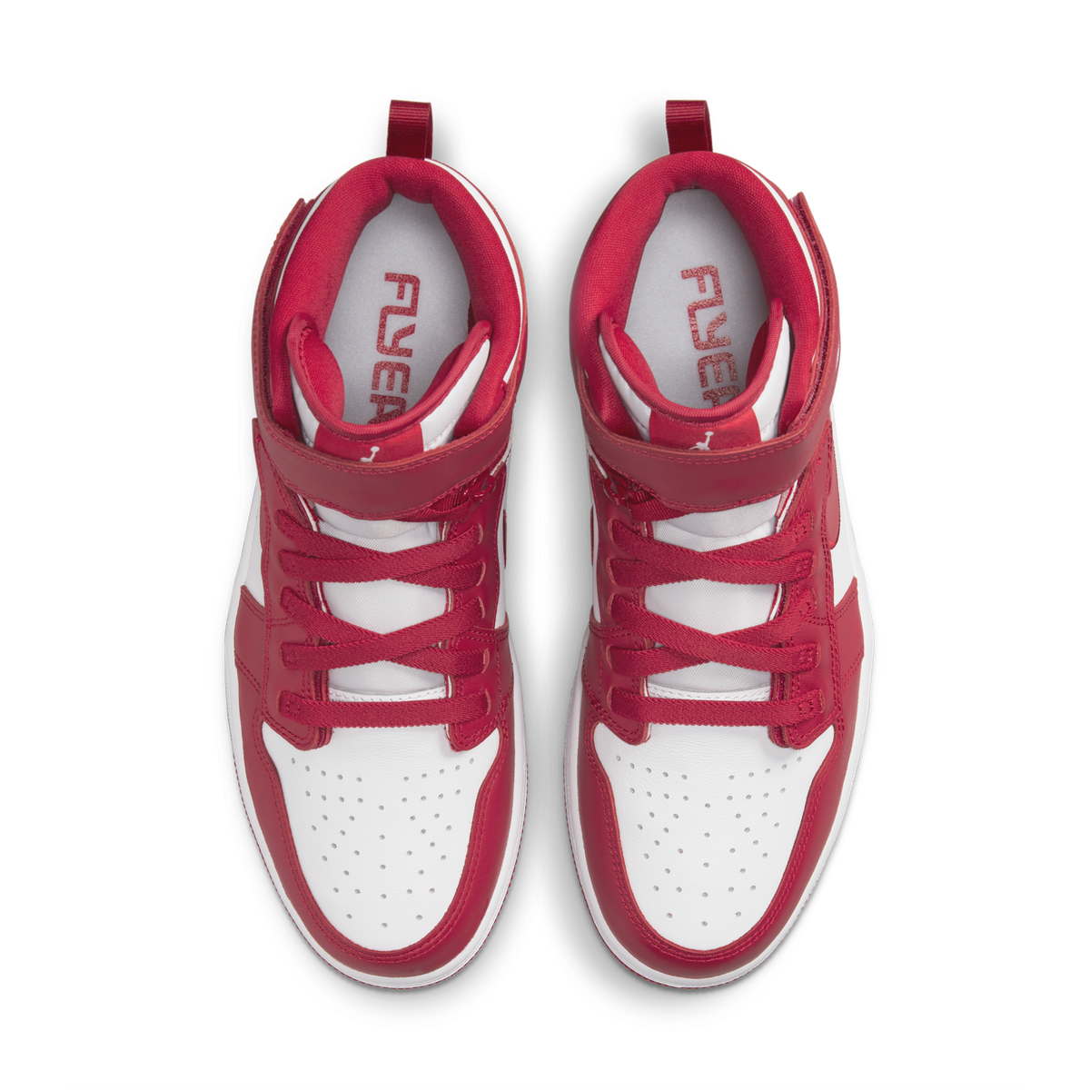 Jordan 1 High FlyEase White Cardinal Red