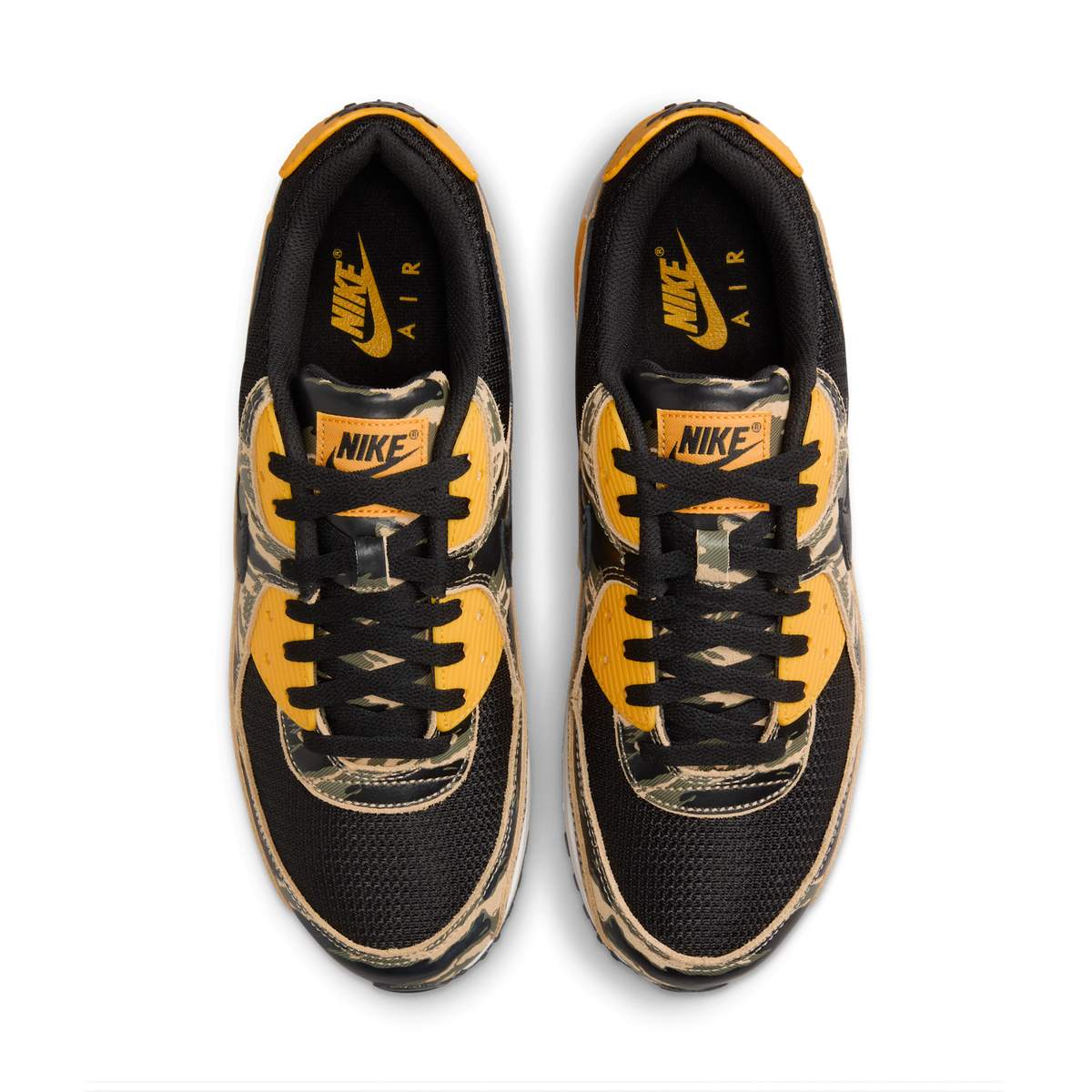 Nike Air Max 90 Premium Black University Gold Camo