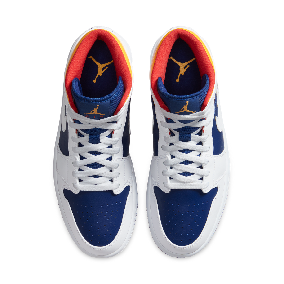 Jordan 1 Mid Royal Blue Laser Orange