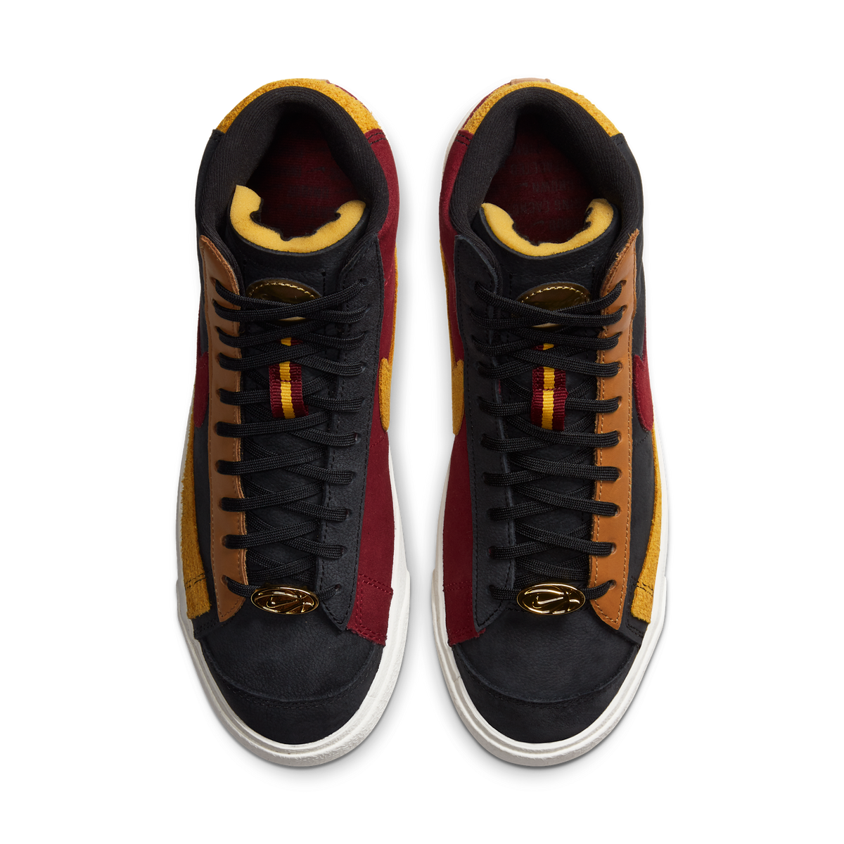 Nike Blazer Mid 77 Black Team Red University Gold (Women's) | CU6442-001