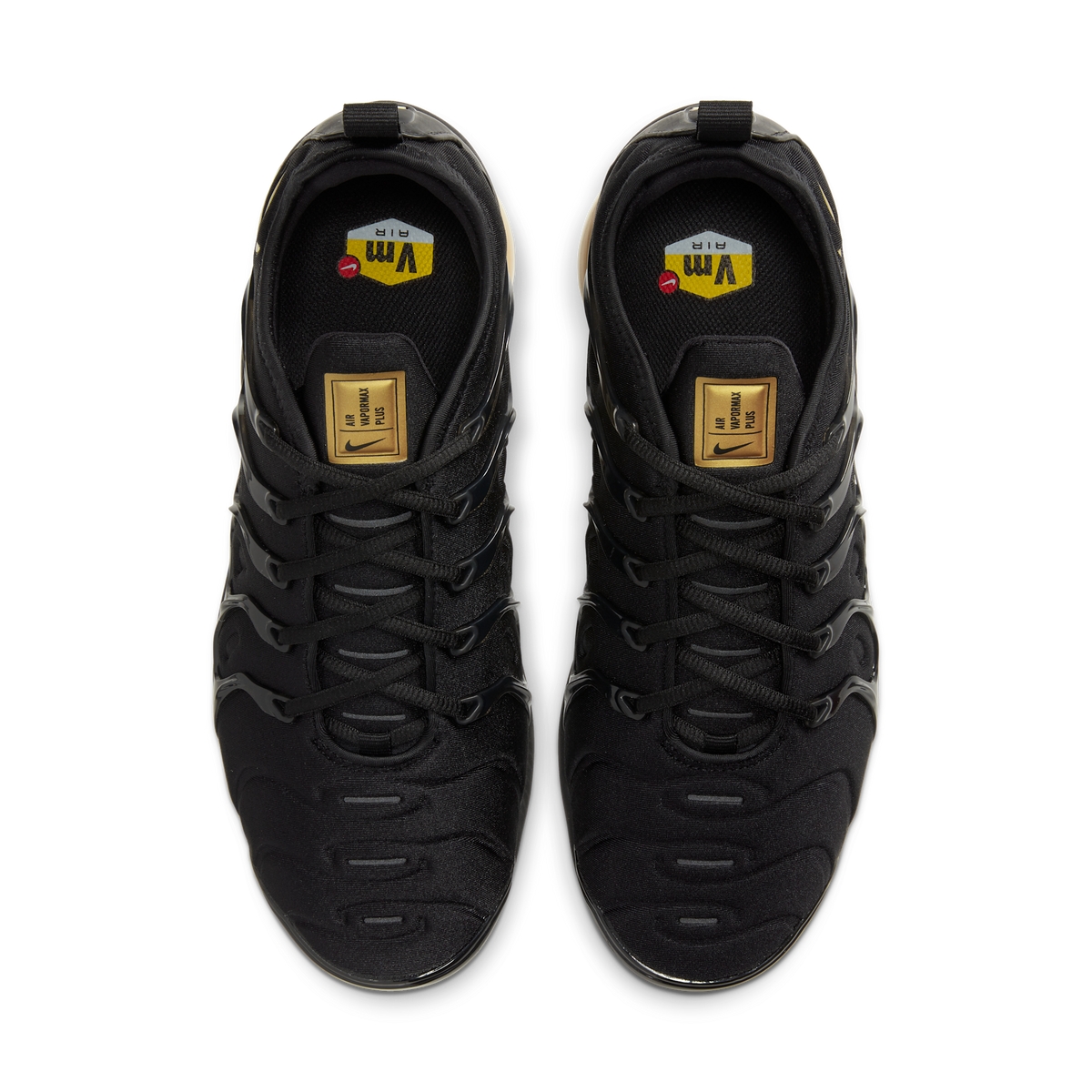 Nike Air VaporMax Plus Black Metallic Gold | CW7299-001