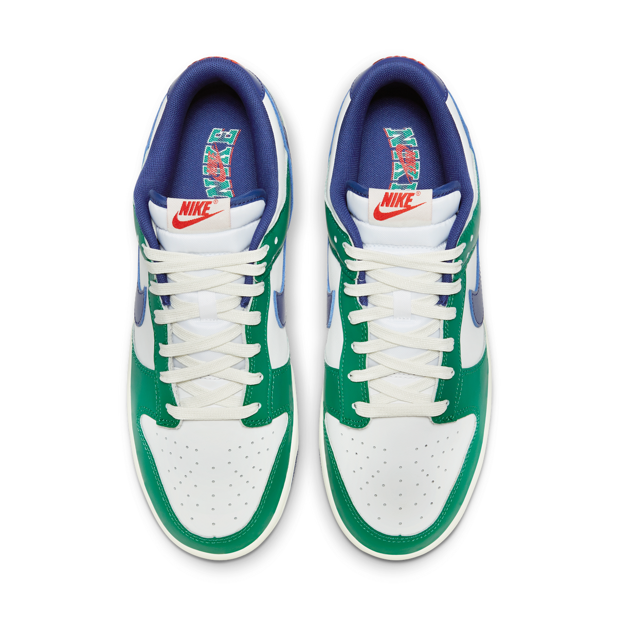 Nike Dunk Low Retro Gorge Green Deep Royal Blue | FQ6849-141