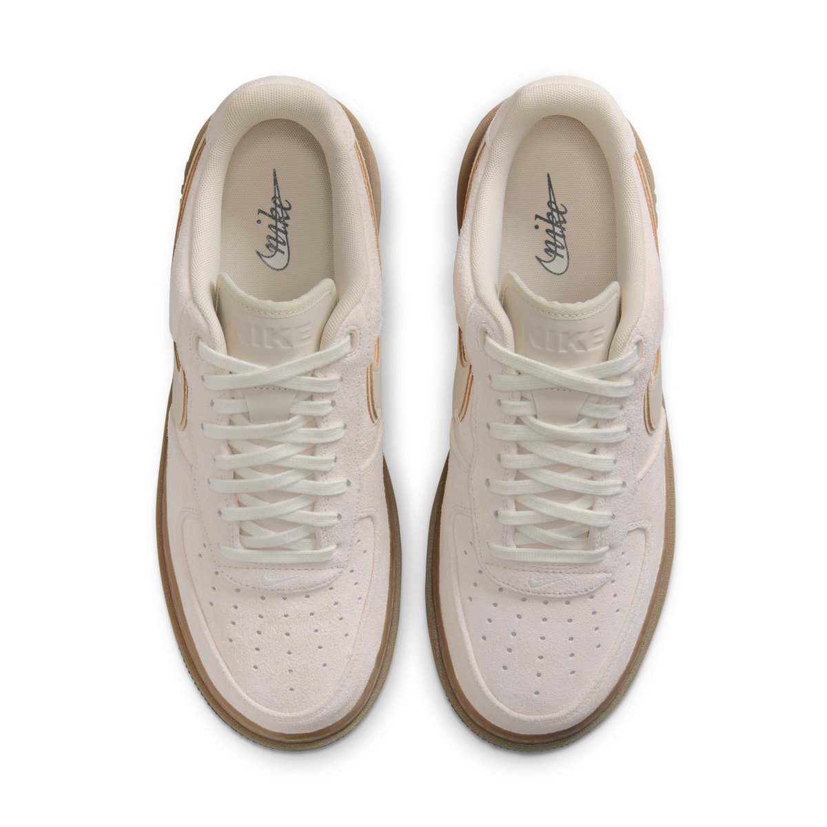 Nike Air Force 1 Low Luxe Light Orewood Brown Gum