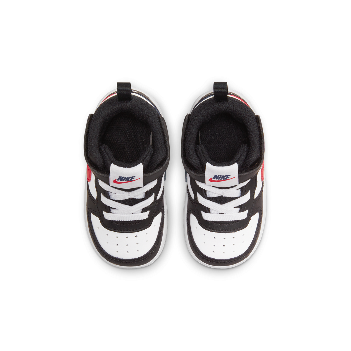 Nike Court Borough Mid 2 White Black University Red (TD)