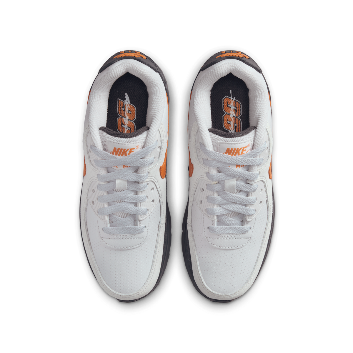 Nike Air Max 90 SE Vast Grey Safety Orange (GS)
