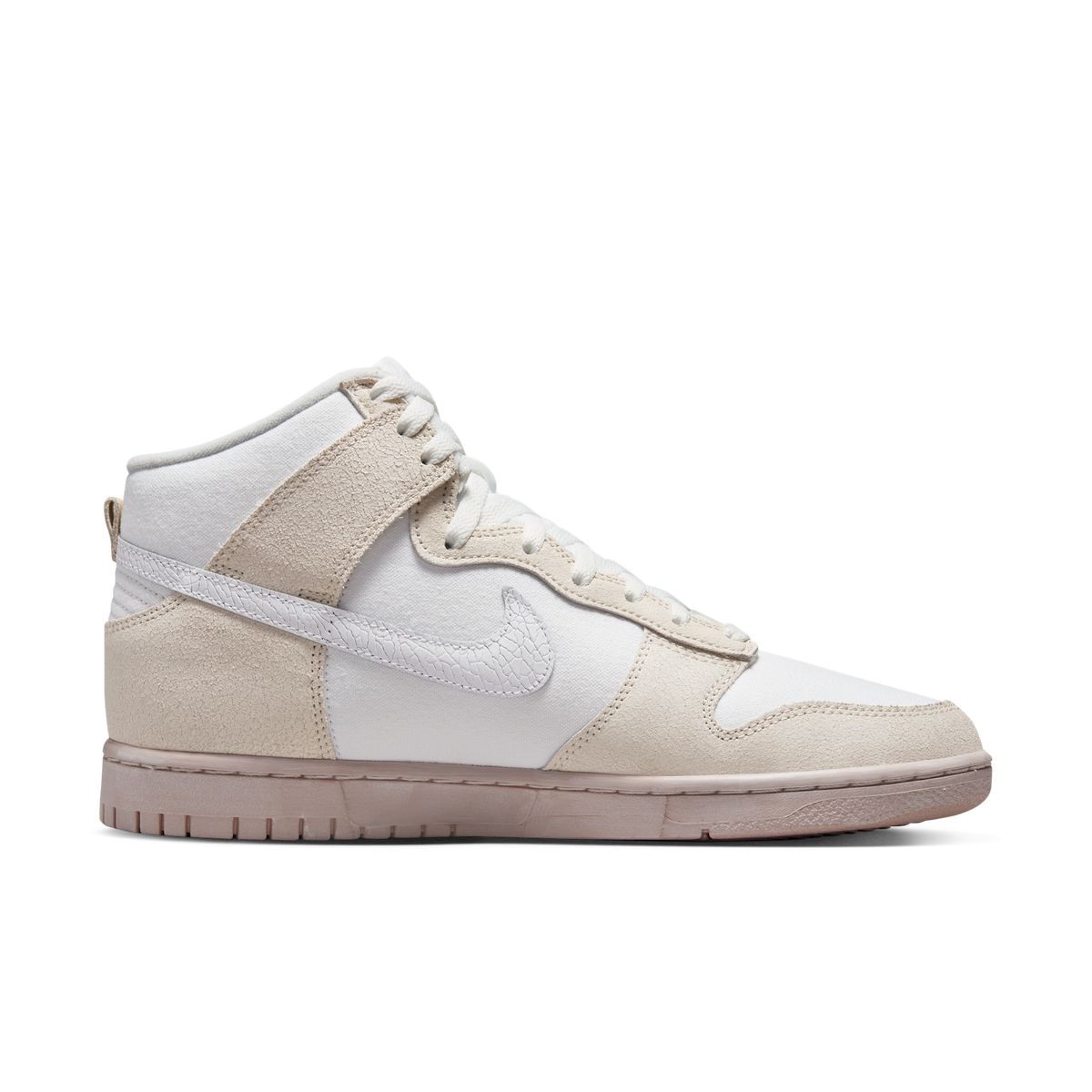 Nike Dunk High Retro PRM Cracked Leather Swoosh