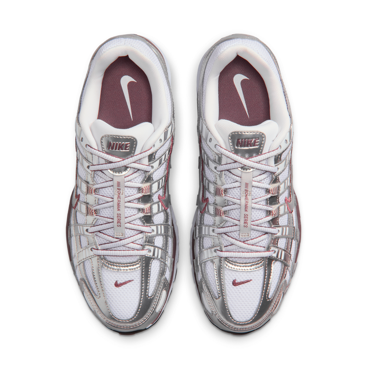 Nike P-6000 White Metallic Silver Tattoo (Women's)