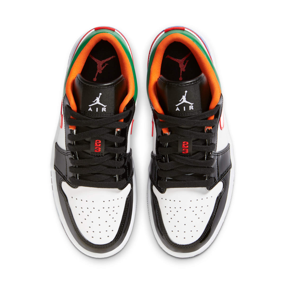 Jordan 1 Low Multi-Color Black Toe (Women's)
