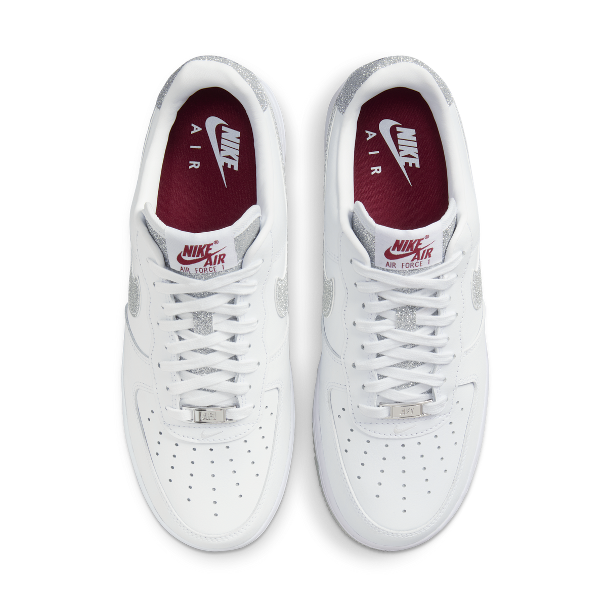 Nike Air Force 1 Low '07 LX Glitter Swoosh White (Women's)