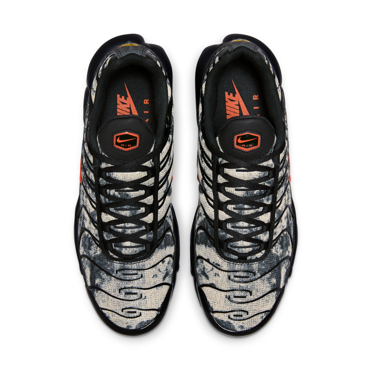 Nike Air Max Plus Camo Black Safety Orange | FV6913-001
