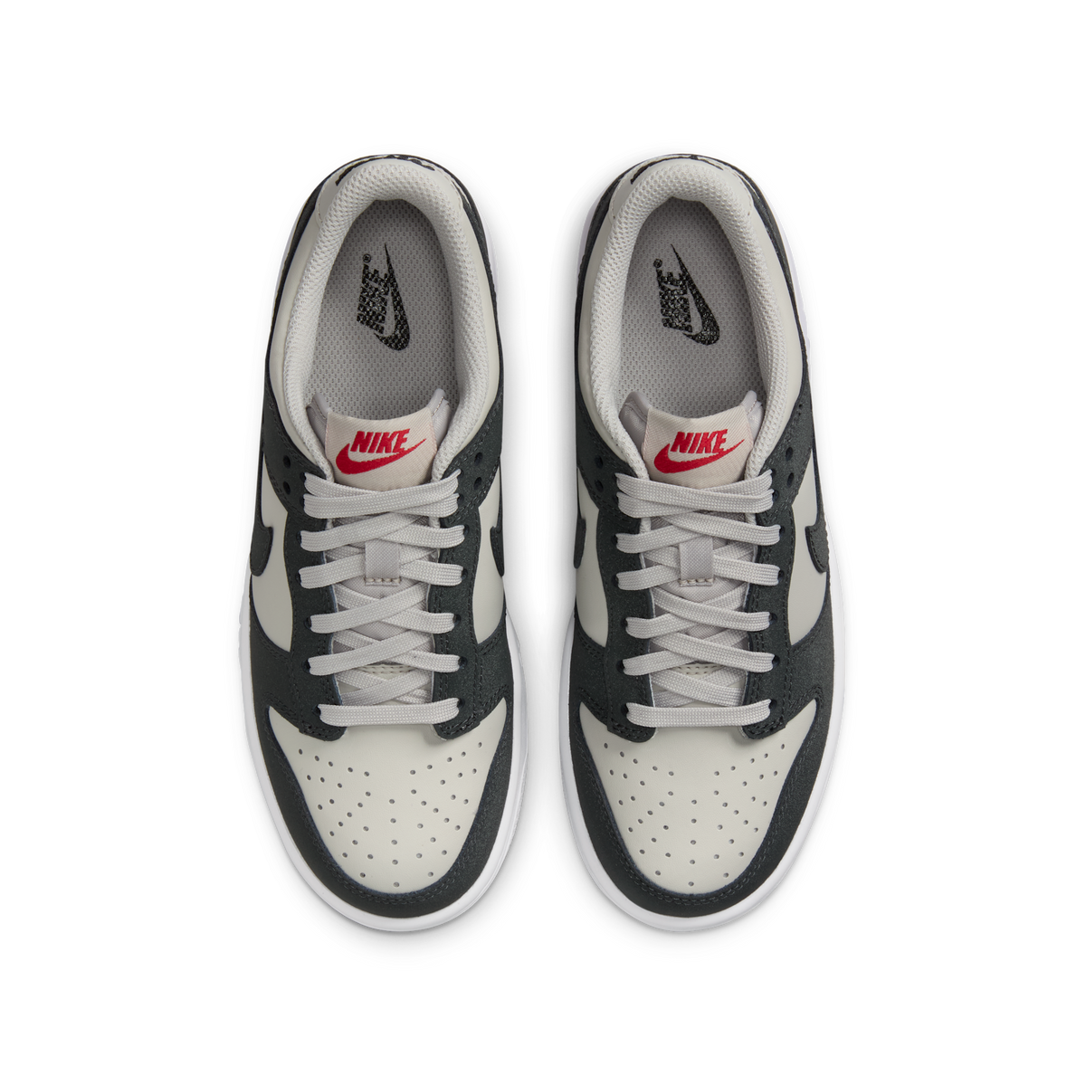 Nike Dunk Low Light Iron Ore White Gym Red Anthracite (GS)