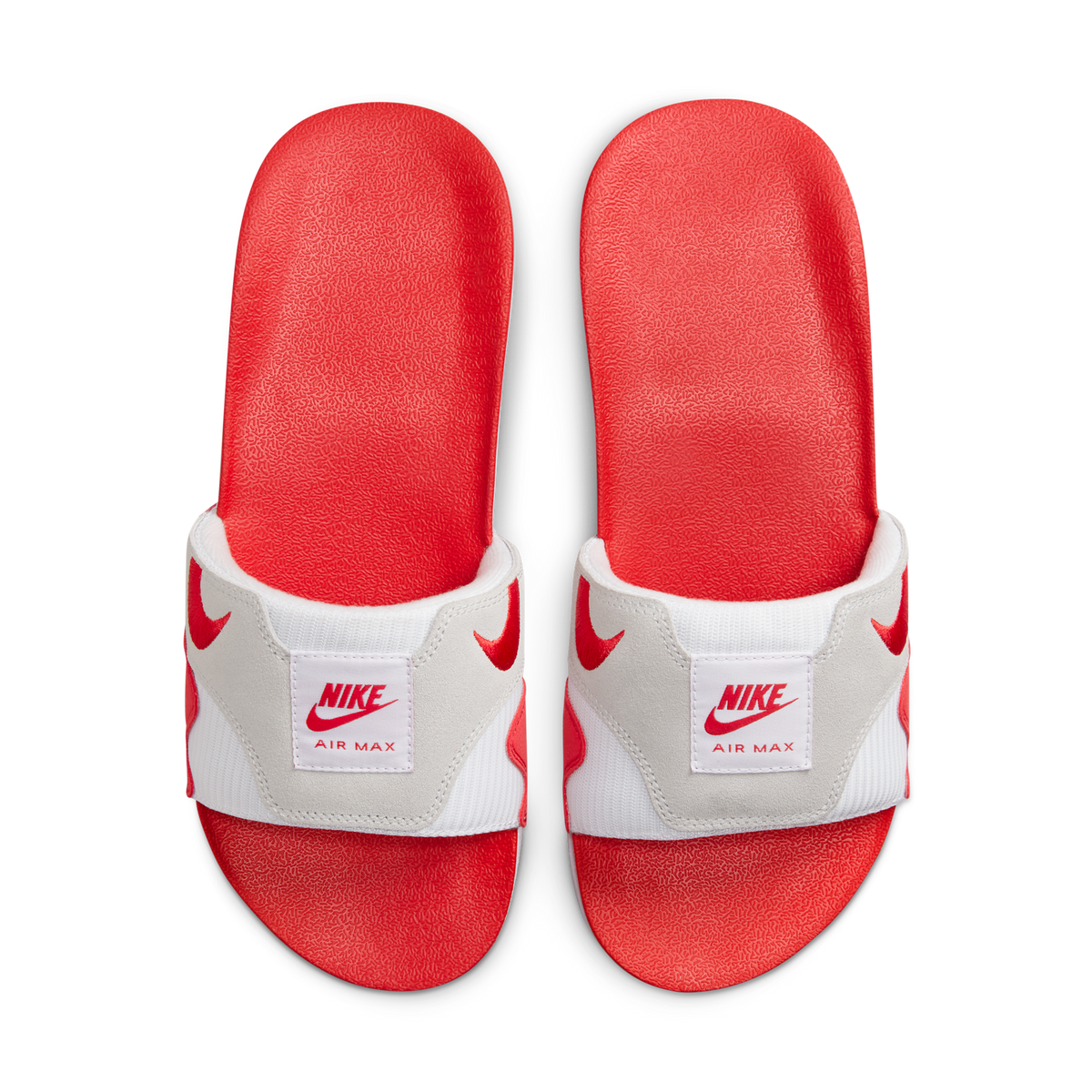Nike Air Max 1 Slide White University Red