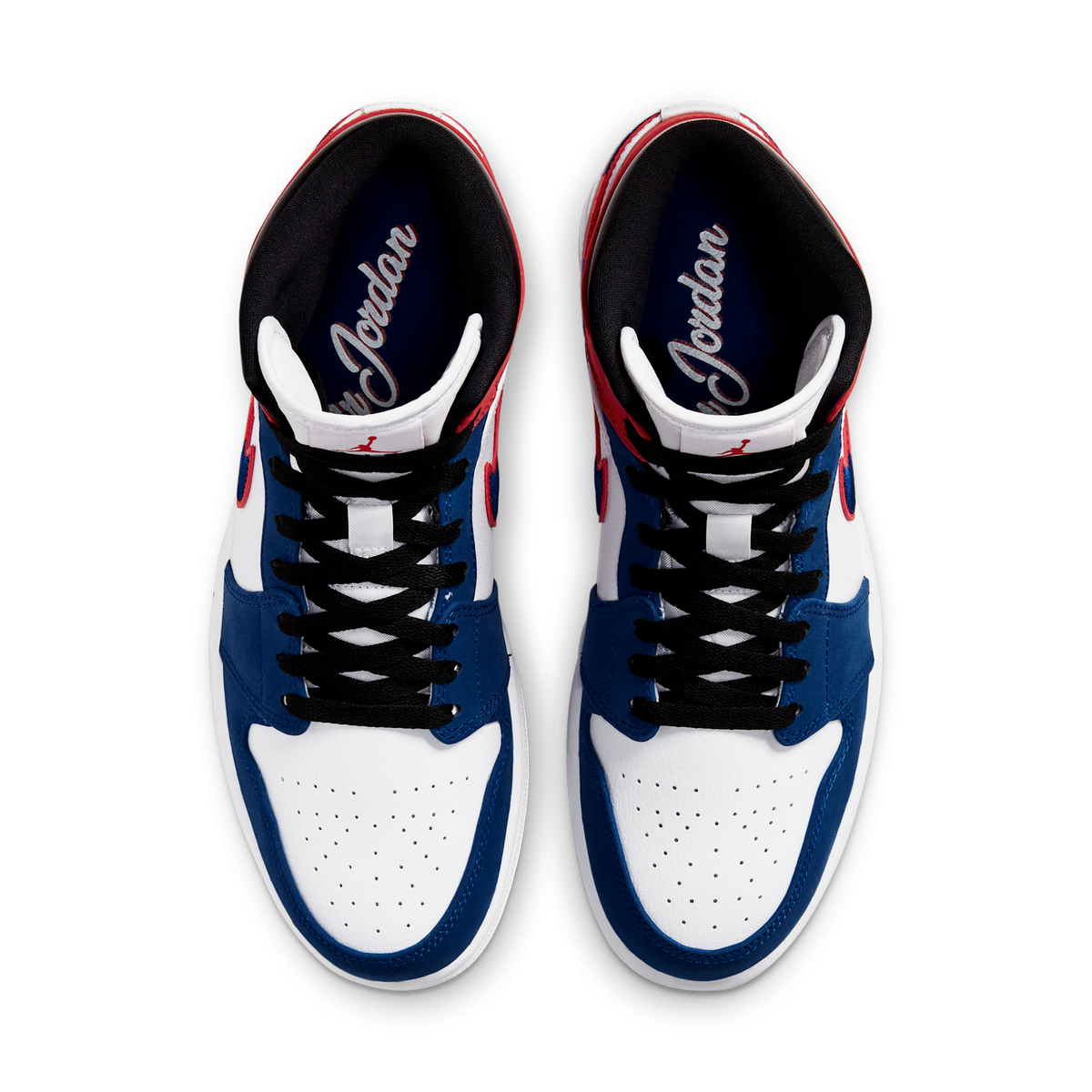 Jordan 1 Mid Multi-Color Swoosh