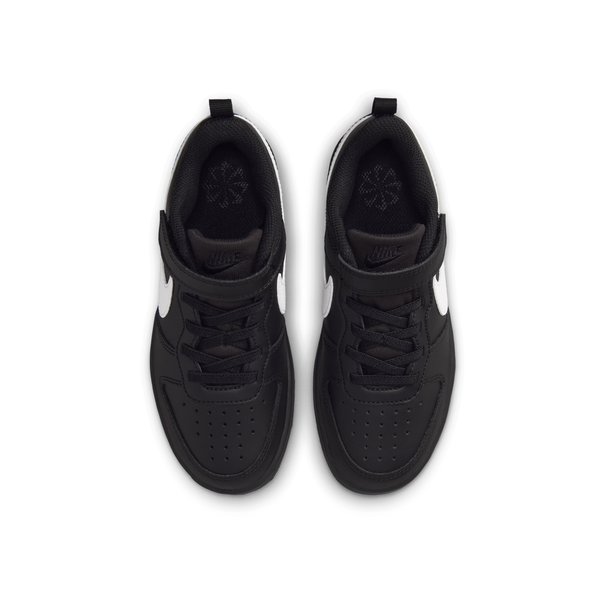 Nike Court Borough Low Recraft Black White Black (PS)