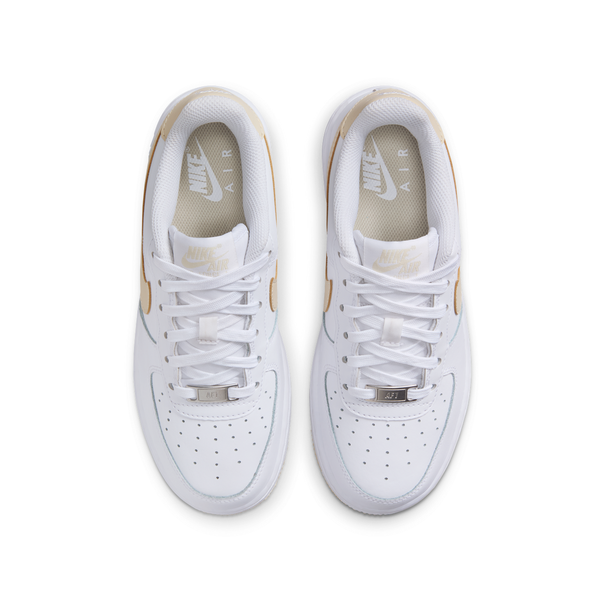 Nike Air Force 1 White Light Khaki (GS)
