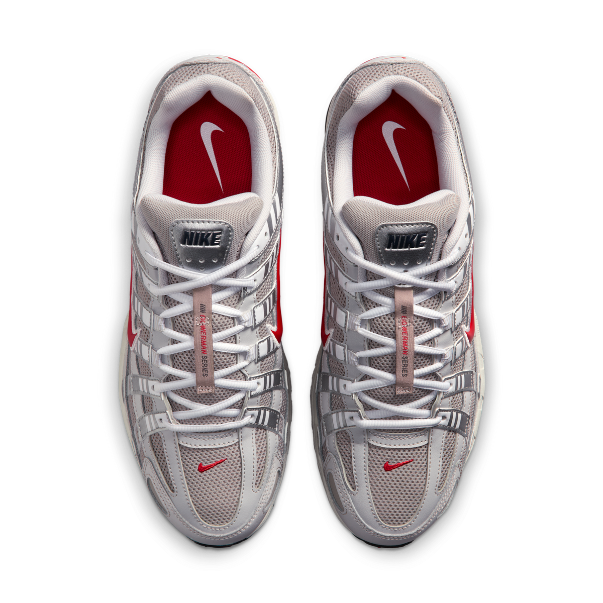 Nike P-6000 Grey Fire Red