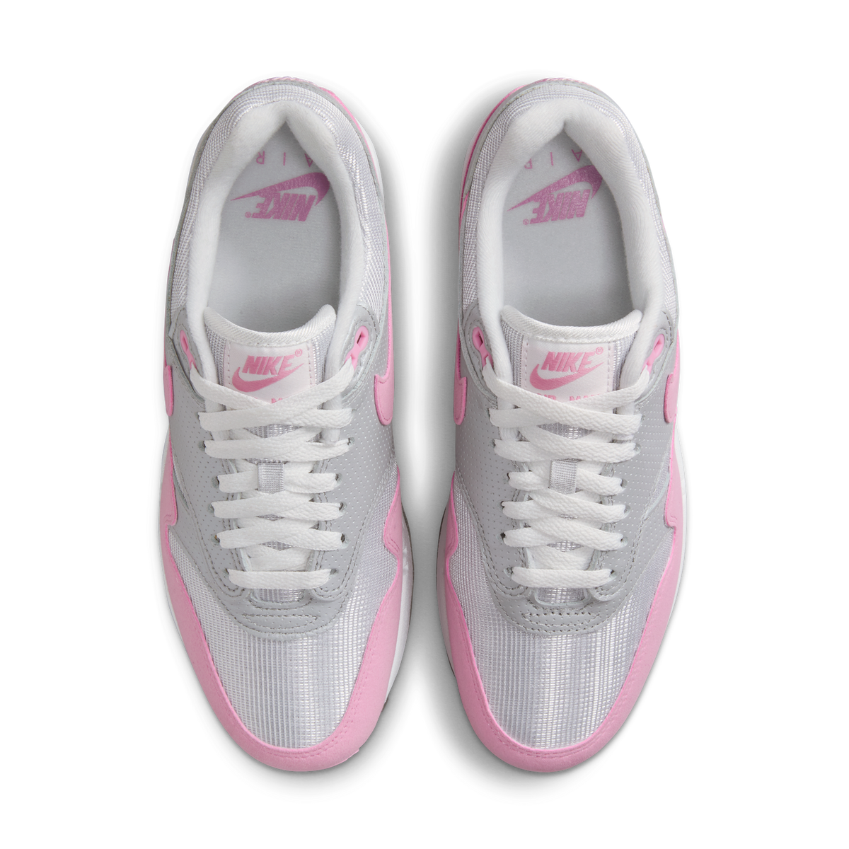 Nike Air Max 1 '87 Metallic Platinum Pink Rise (Women's)