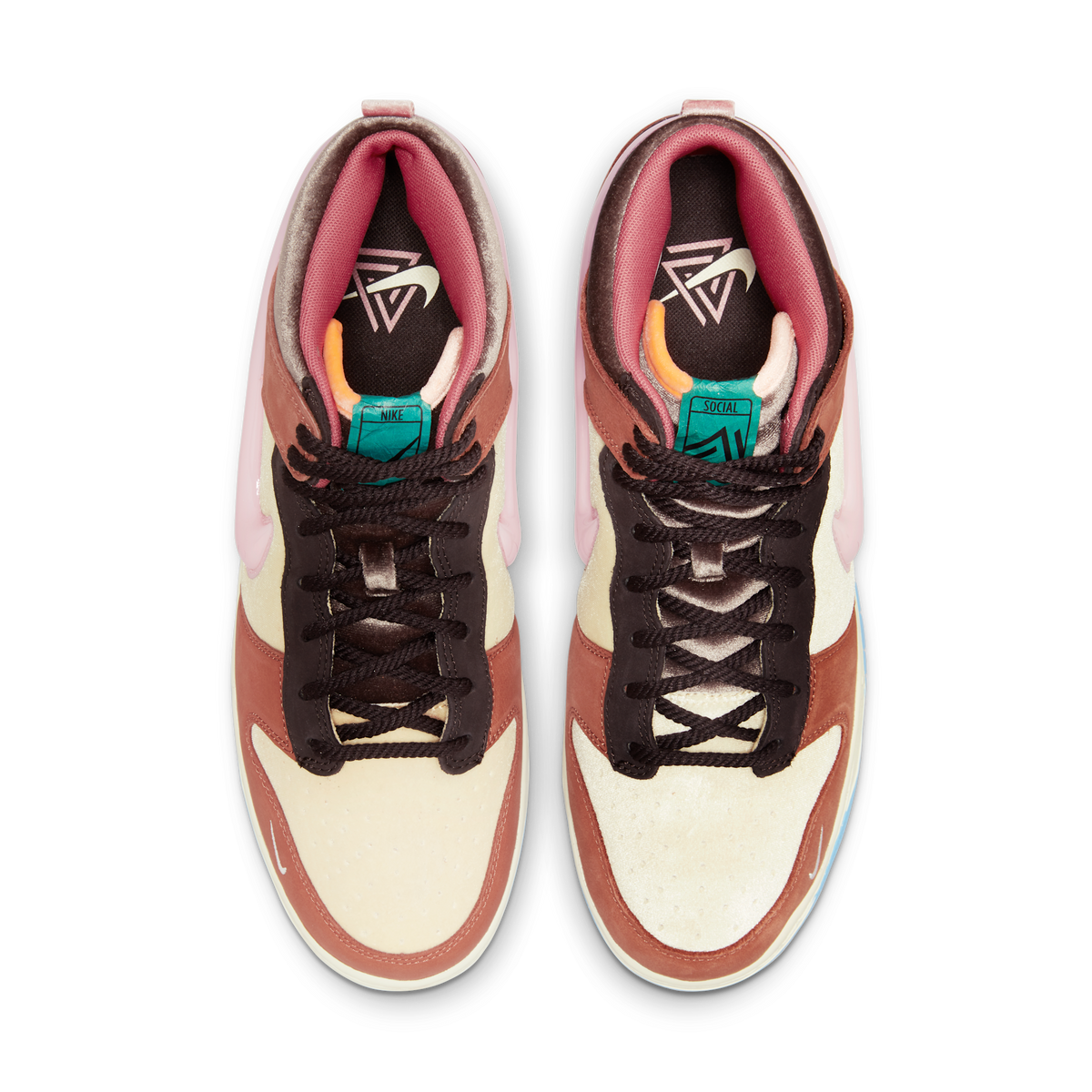Nike Dunk Mid Social Status Free Lunch Chocolate Milk