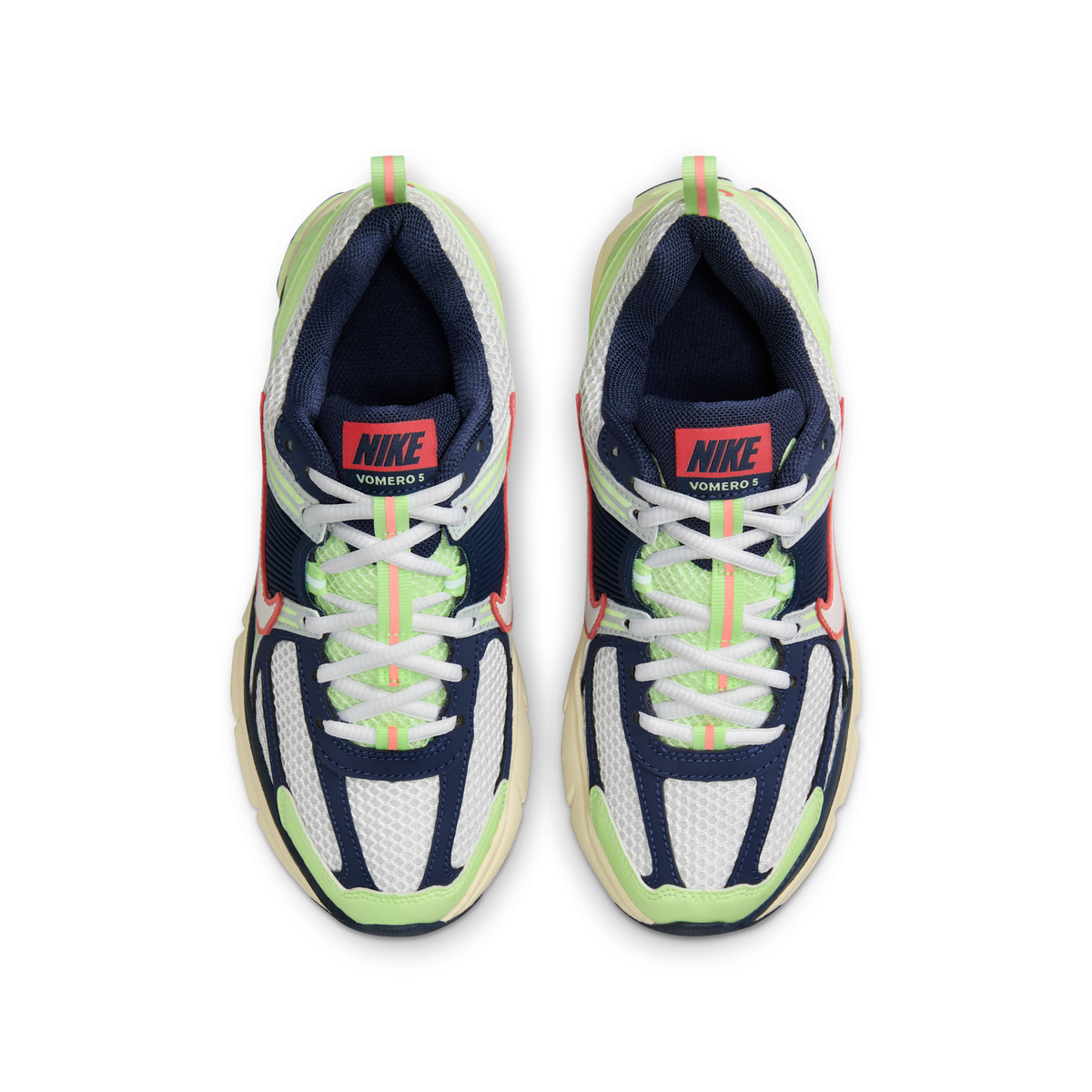 Nike Zoom Vomero 5 Barely Volt Midnight Navy Pure Platinum White (GS)