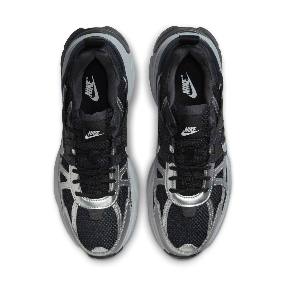 Nike V2K Run Black Metallic Silver (Women's) | FD0736-005