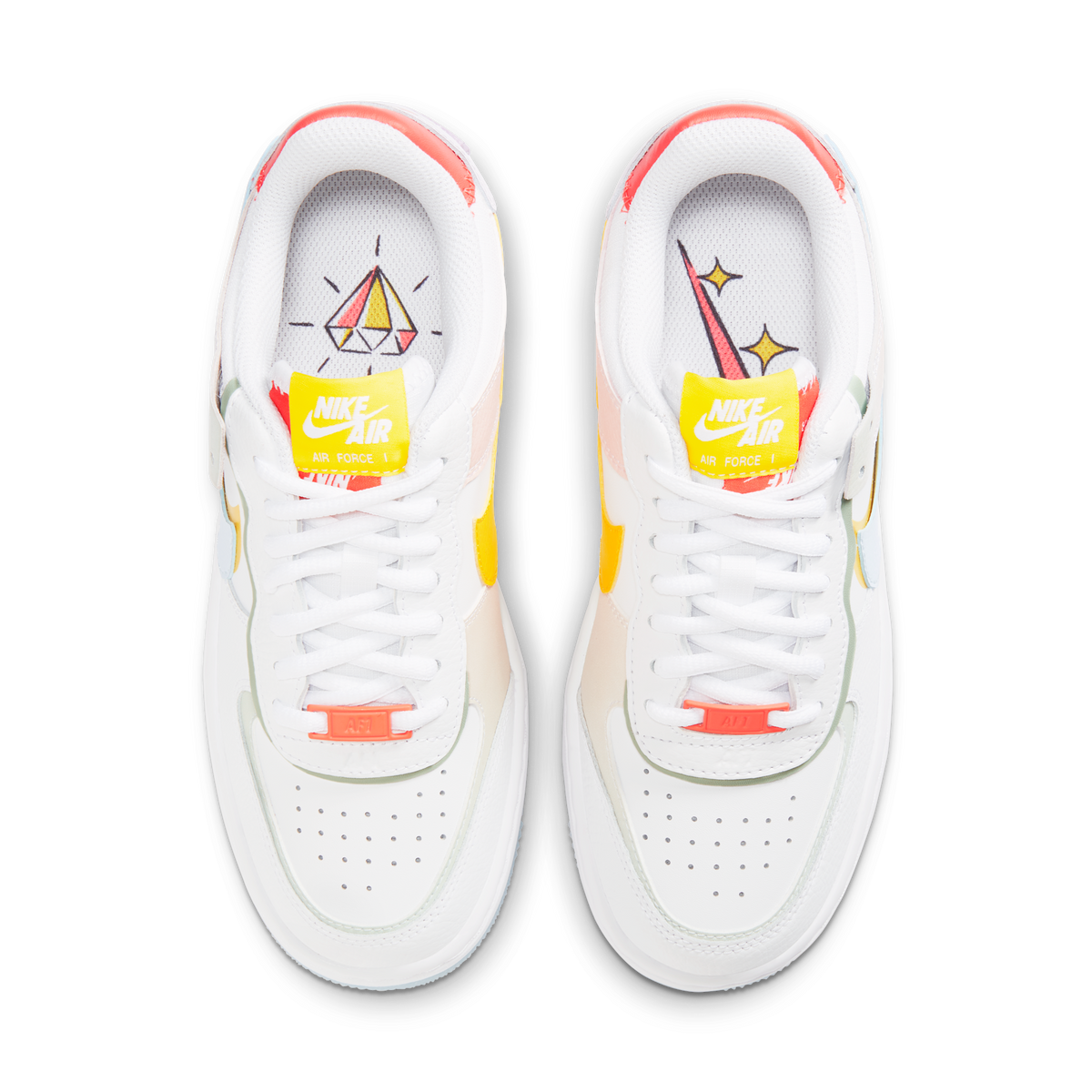 Nike Air Force 1 Low Shadow White Hydrogen Blue Purple (Women's)